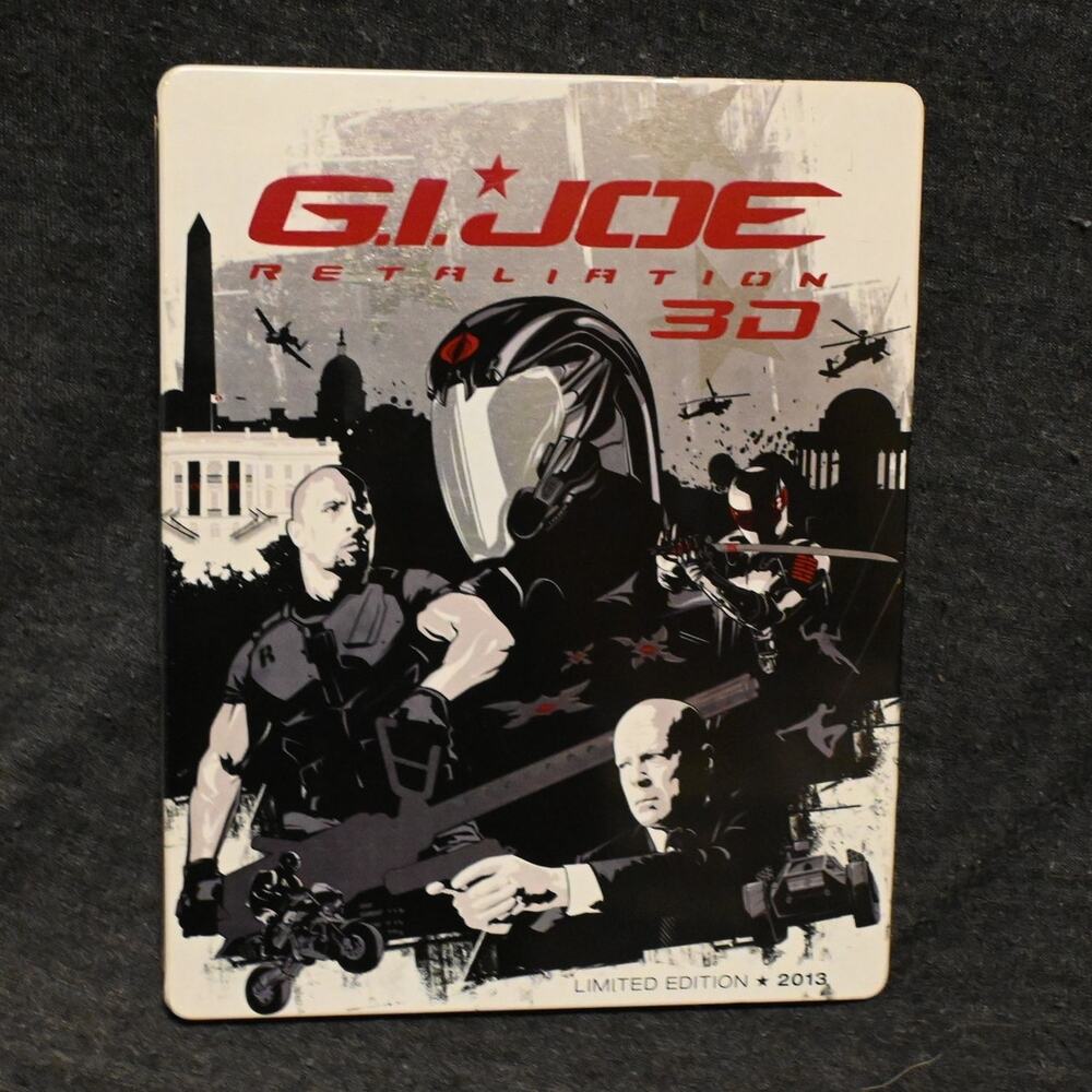 G.I. Joe: Retaliation 3D 2013 Limited Edition Steelbook Blu-Ray/DVD Combo